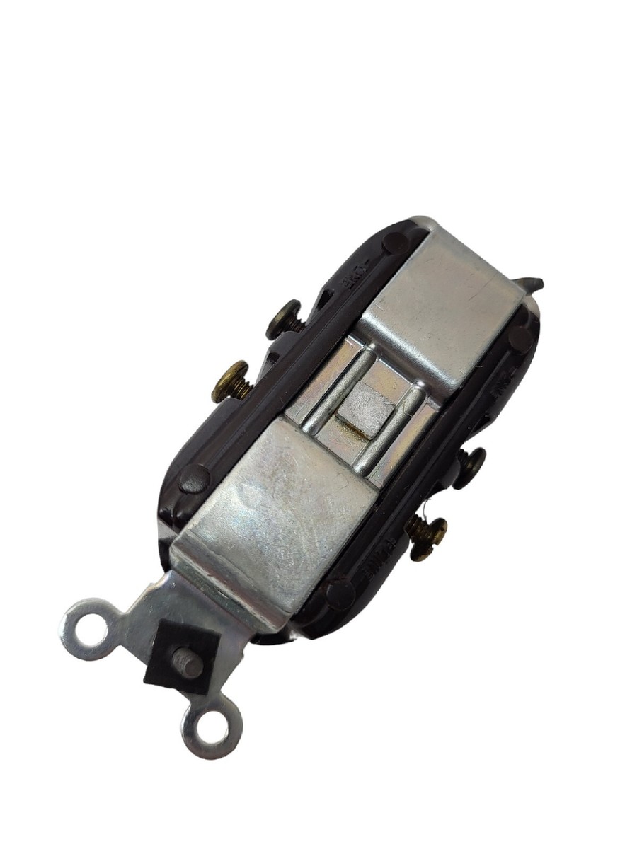 Electrical Switch LEVITON 5226 switch Brown w/ neon pilot