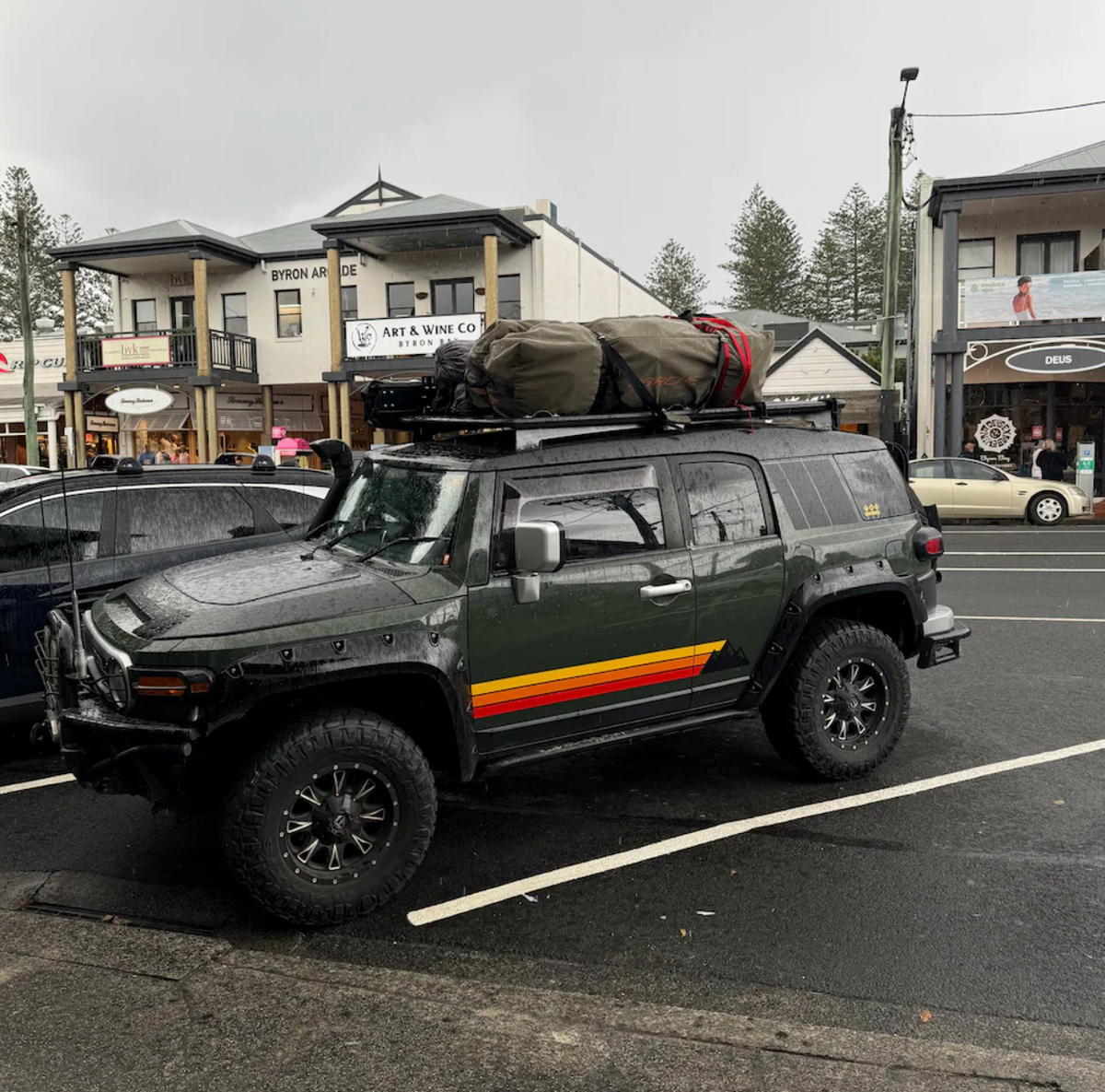 Toyota FJ Cruiser Side Stripe Mountain Decal – Retro Racing