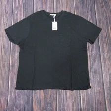 Marine Layer NEW NWT Womens Medium Black Boyfriend Crewneck Tee T Shirt