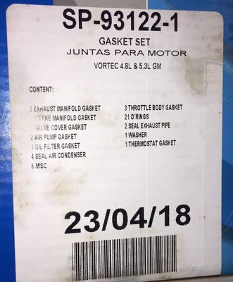 Engine Gasket Set Victor 95-3564VR for sale online | eBay