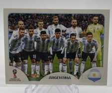 Panini Fifa World Cup Russia 2018 Stickers Argentina Team Messi Pink Back #261