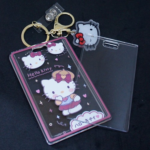 Cute Hello Kitty Key Chain ID Holder Backpack - Picture 3 of 3