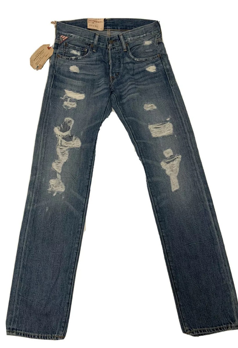 Polo Ralph Lauren /Denim&Supply Men's Prospect Slim Ripped Jeans