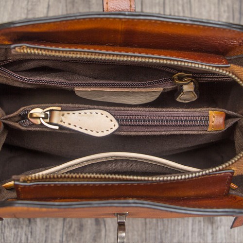 Genuine Leather Purses and Handbags for Women Vintage Crossbody Shoulder Bag - Picture 10 of 15