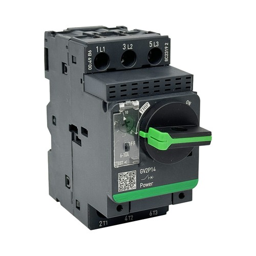Motor circuit breaker Deca GV2P14 3P 6-10A thermal magnetic with rotary knob - Picture 5 of 6