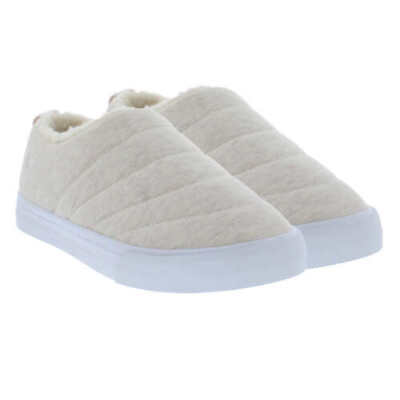 Hurley Women's ARLO Slip-On Puff Clog Shoes   Natural/Beige   NEW
