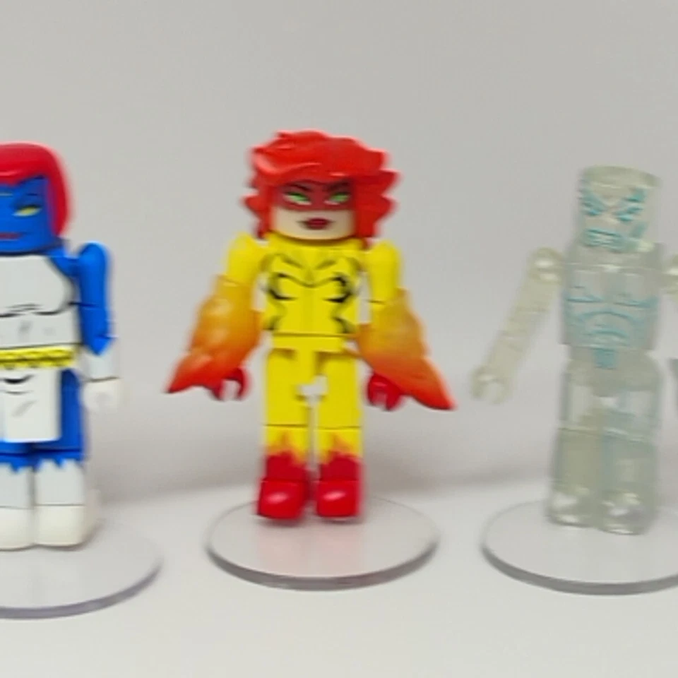 Marvel Minimates Serie Completa 11 Firestar - Cable - Místico - Bishop Set de 7 Foto 3 de 4