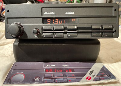 Hitachi Audi alpha Autoradio Anleitung 4A0035156 Oldtimer Rarität Funktionsfähig