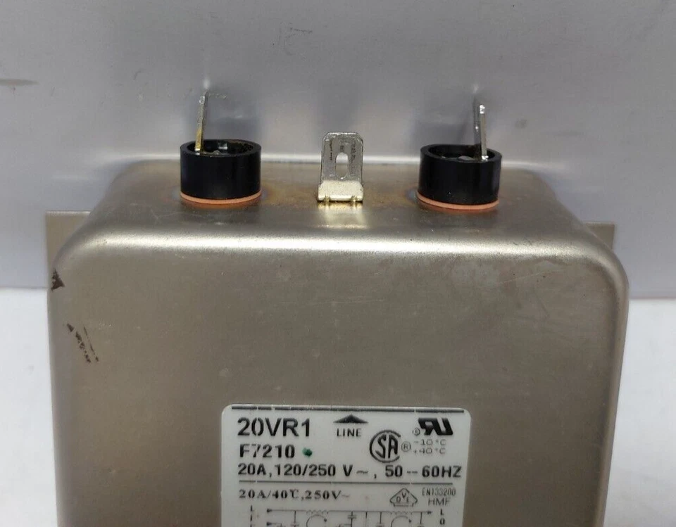 Corcom F7210 EMI Filter 20VR1 20A 120/250V~ 50-60 Hz - Image 3 of 4