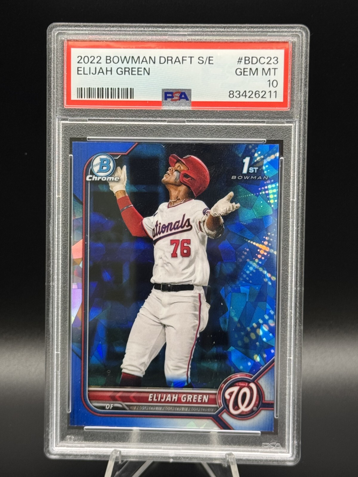 2022 Bowman Draft Sapphire Edition - 1st Bowman - Elijah Green - PSA 10