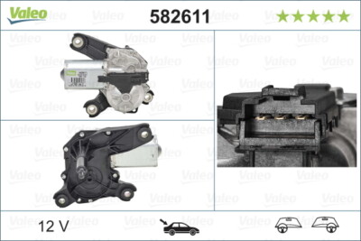 VALEO 582611 Wiper Motor for HOLDEN,OPEL,VAUXHALL