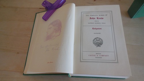 The Complete Works of John Keats 4 Vols Limited / Library Ed. Illustrierte 1909 - Bild 6 von 11