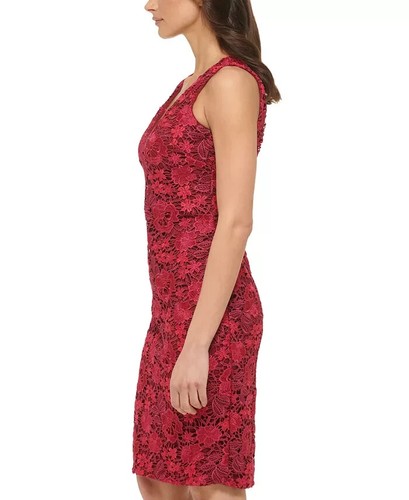 MSRP$120 Guess Women's Open-Back Lace Sheath Dress Size 2 - Picture 4 of 4