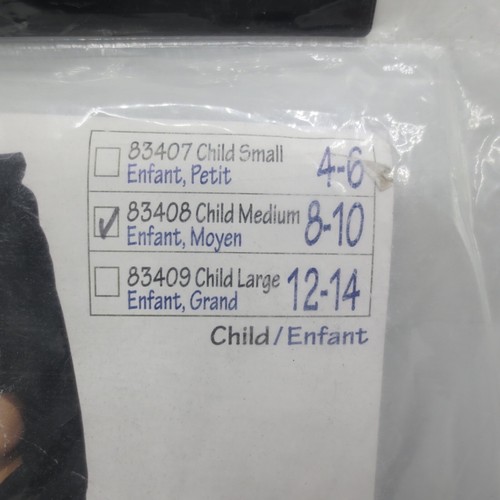 Creepy Reaper Hooded Kids Costume Size Medium 8-10 - Picture 3 of 6