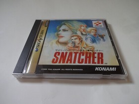 SNATCHER Sega Saturn KONAMI 1996 T-9508G w/Obi 4988602008180 NTSC-J From ☆Japan☆