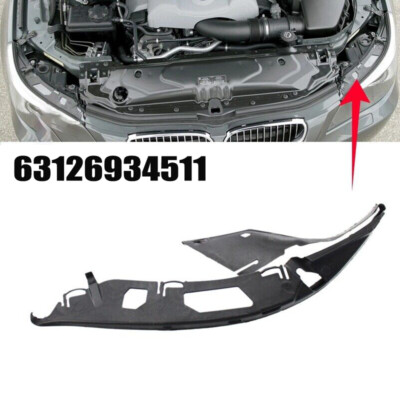 1X Left Headlight Seal Strip Sealing Lip For BMW 5 Series E60 E61 Black