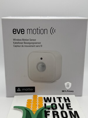 NEW Eve Motion Smart Sensor + Thread + Apple HomeKit Can be converted to Matter