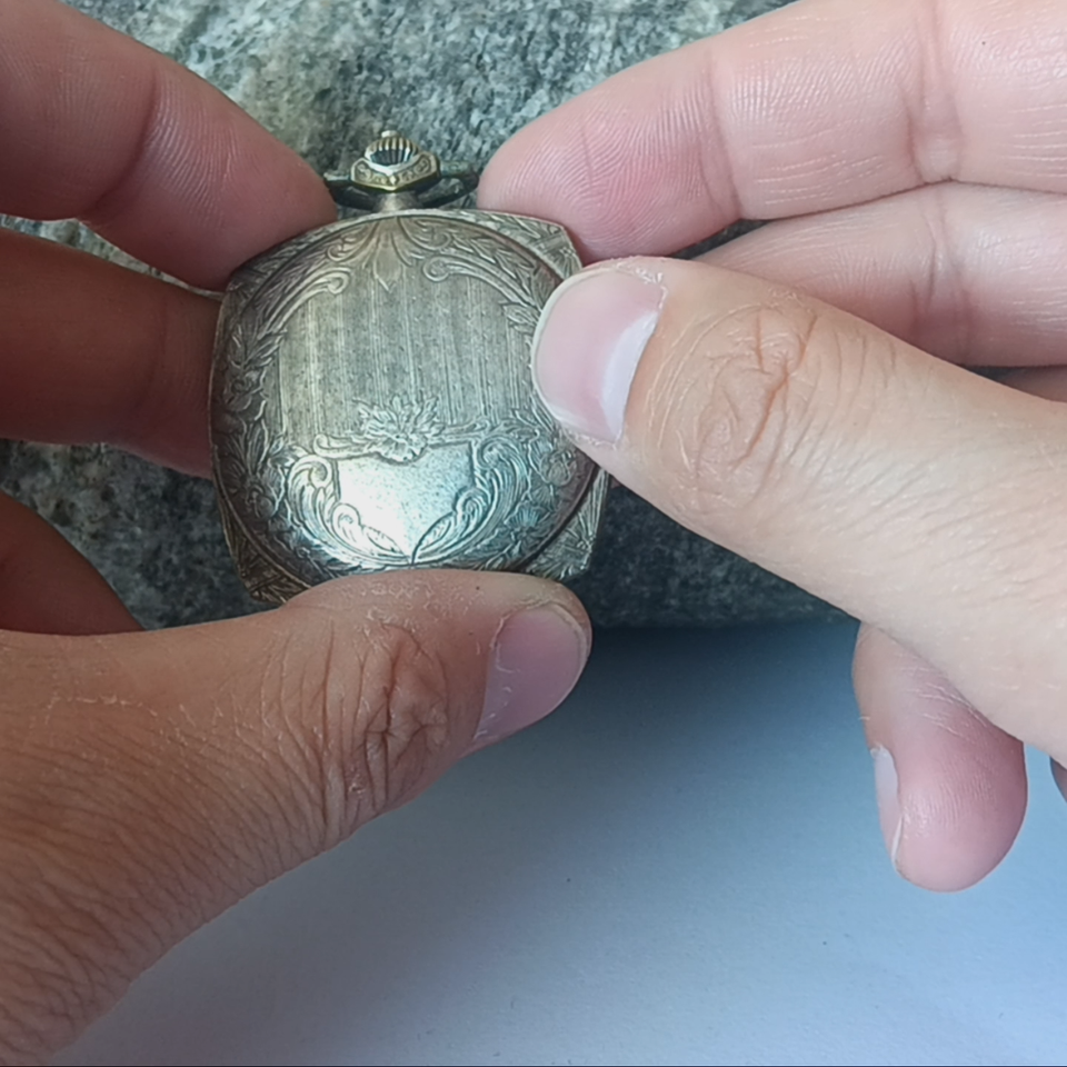 Vintage pocket watch, Cofram, mechanical watch, wind up watch, Swiss ...