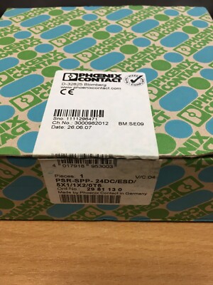 New PSR-SCP-24DC Phcenix 1Pc Esd / 5X1 / 1X2 /0T5 Contact Safety Relay et