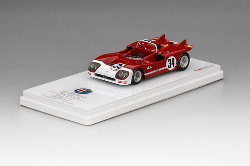 Tsm 1/43 Alfa Romeo Type 33/3 #32 12H Sebring 1971 3° Place Henri Pêche