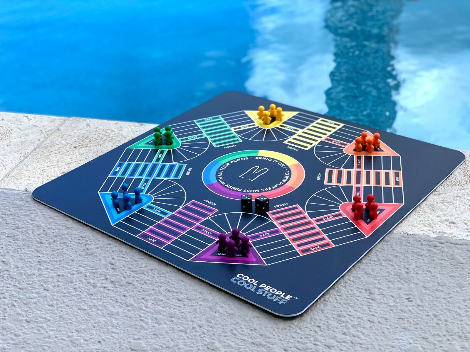 Parques/Parcheesi Board for 4 and 6 Players.