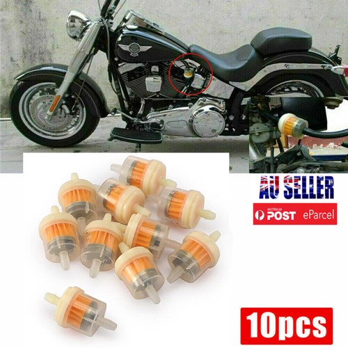 10Pcs Motor Inline Gas Oil Fuel Filter Small Engine For 1/4'' 5/16" Line - Picture 2 of 10