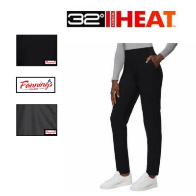 #ad #ad 32 Degrees Ladies#x27; Fleece Lined Pull On Pant w Pockets L31 $16.91