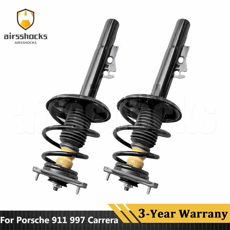 ⭐Porsche 997.1 Carrera フロントショック用 FVD 未使用 Pair Front Shock Struts Assys w/O PASM For Porsche 997 911 Carrera