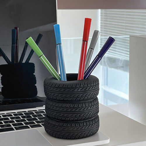 Tire Stack Pen Holder | Car Guy | Mechanic | Desk Organizer |makeup Brush Holder