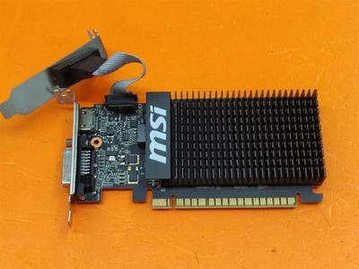       Graphics/Video Card MSI GeForce GT 710 2GD3H LP 2GB GDDR3 