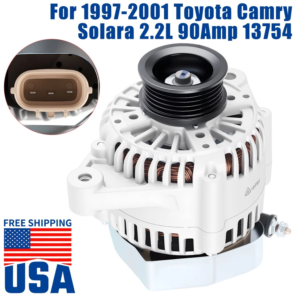 Heavy Duty 80A Auto Alternator 27060-03060 5-Groove For Toyota Solara 1999-2001 - Imagem 3 de 4