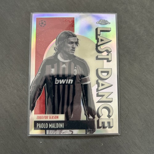 2026 Topps Chrome UEFA Paolo Maldini Last Dance LD-11 AC Milan Insert UCL