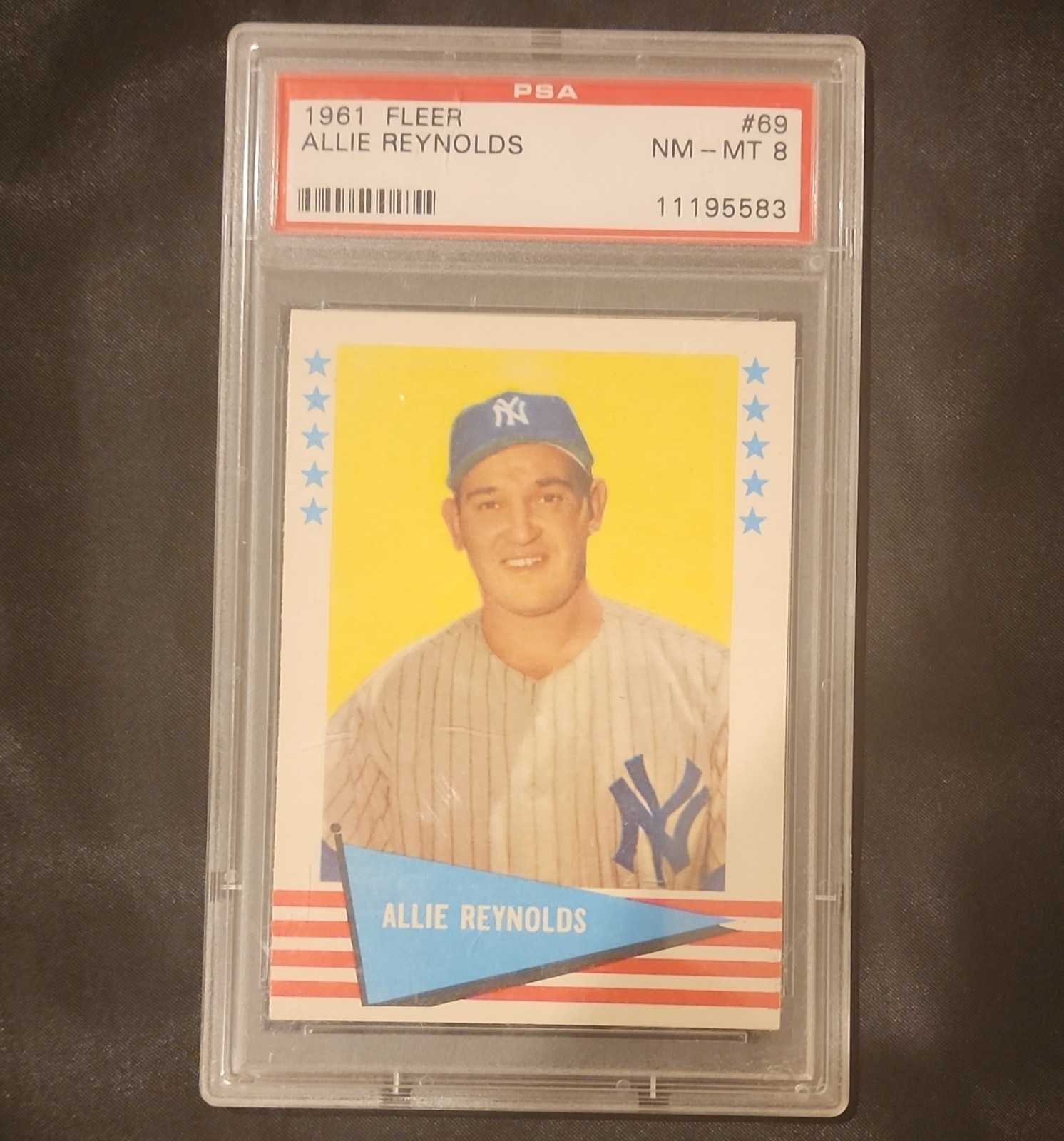 1961 Fleer FLEER #69 Allie Reynolds front