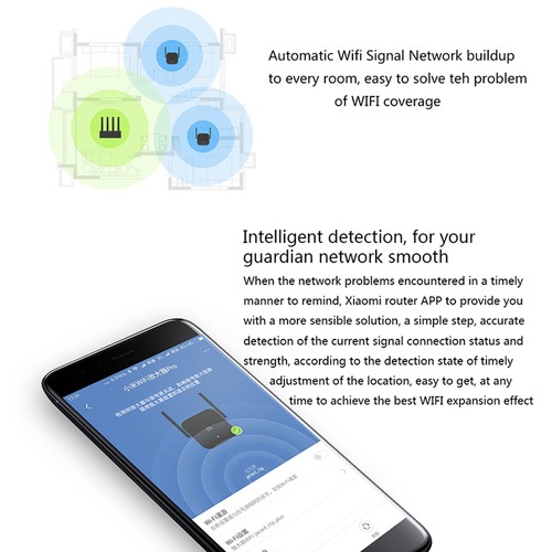 2.4G Mi Signal Enhancement Xiaomi Power WiFi Repeater Pro Range Extender - Picture 6 of 10