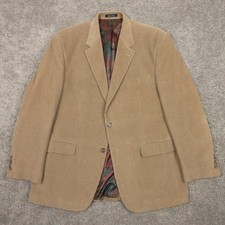 Lauren Ralph Lauren Jacket Mens 44 R Brown Corduroy Blazer Cotton Outdoor