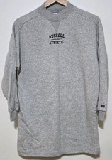 Russell Woman Athletic Sporty French Terry Dress Long Sleeve Sweatshirt Grey XS