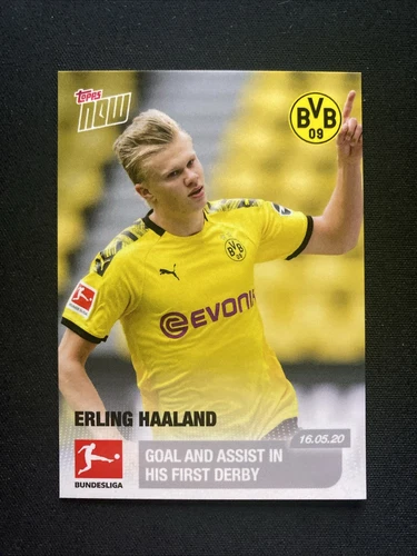 2019 TOPPS NOW BUNDESLIGA #144 ERLING HAALAND