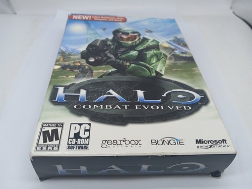 Halo: Combat Evolved (Microsoft Windows, 2003) Juego de PC Completo en Caja Original con Manual - Imagen 1 de 1