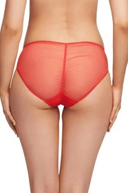 Rebel Romance DITA VON TEESE Julie's Roses Satin Bikini Panty Red