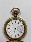 Antique Waltham Pocket Watch, Pre-Owned, Runs, Missing Crystal (39-#52)
