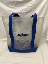 Vintage Nikon Camera Photo Promo Plastic & Canvas Tote Bag BGC600