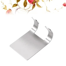 4 Pcs Stainless Steel Holder Hooks Self Adhesive for Bathroom Organizing