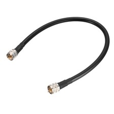 RG8U Coaxial Cable With Pl-259 Male Connectors for CB/Ham Radio 1.5 ft