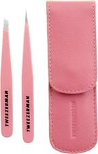 Tweezerman Exclusive Tea Rose Petite Tweezer Set 2 Piece Set, 