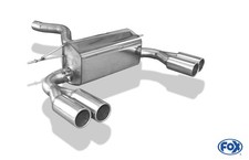 FOX Duplex Sportauspuff BMW 4er F32/F33/F36 435i mit M-Paket je 2x80mm rund