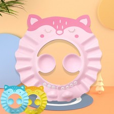 Baby Shower Cap Adjustable Hair Wash Hat for Newborn Infant Ear Protection Safe