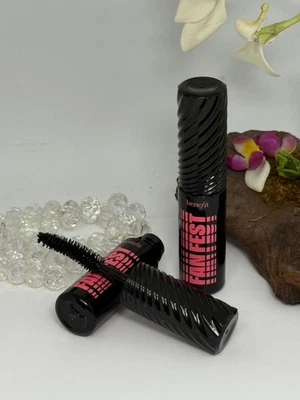 2x Benefit Fan Fest Fanning & Volumizing Mascara - Hyper Black - .14 oz - New