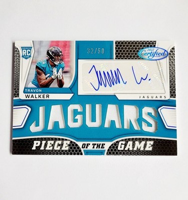 2022 Panini Certified Travon Walker RC Piece Of The Game Rookie Patch Auto /50