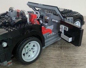 Lego 4896 Roaring Roadster Creator 3in1 Black Car 100% Complete Set 2006 no Box