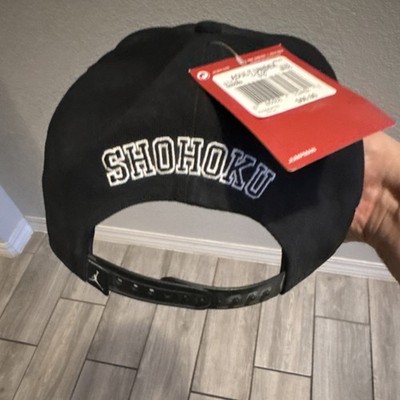 【激レア】JORDAN×SLAM DUNK ‘SNAPBACK CAP Jordan Shohoku Snapback Hat Black Adjustable Anime Slam Dunk